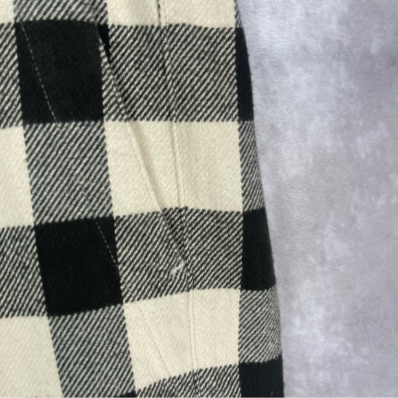 The Great. The Ranger Brushed Cropped Pants In Cocoa Buffalo Plaid Check Size 26 - Picture 8 of 8